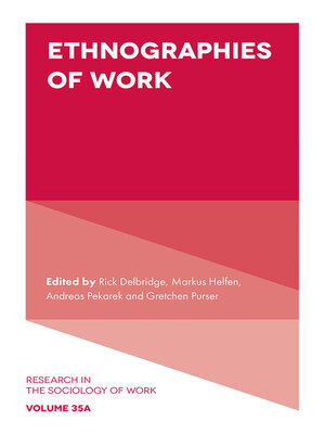 cover image of Ethnographies of Work